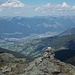 Schau über Schwaz zum östlichen Karwendel und dem Rofan