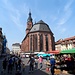 ...bis zur Heiliggeistkirche. Die Heiliggeistkirche steht im Zentrum Heidelbergs und ist eines der wenigen mittelalterlichen Gebäude in der Stadt. 