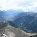 Blick vom Gipfel auf den Vinschgau