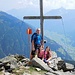 Seblaskreuz (2363 m),<br />Im Hintergrund das vordere Stubaital