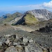 Alle Parpaner Hörner: wir auf dem Rothorn mit Blick zum Weiss- und Schwarzhorn