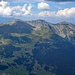 Aussicht auf die drei Gipfel Stätzerhorn, Fulenberg und Fulhorn unserer [http://www.hikr.org/tour/post133378.html Gratwanderung]