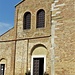 La facciata della basilica di Sant'Eufemia.