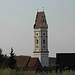 interessanter Kirchturm in Petzenhausen