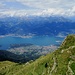 salendo verso il Monte Legnone : panoramica sull'Alto lago di Como