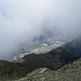 Monte Legnone : uno squarcio nella nebbia sulla bassa Valtellina