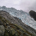 Der Eisfall des Flatbreen Gletschers