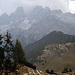 vom Dürrenstein Blick zu Piz Popena links und Monte Cristallo rechts