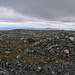 Der Steinhaufen auf dem Gipfel des Pyhäkero (775m).