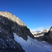 Auf dem Grat, Blick zum Witenwasserenstock-/Gletscher