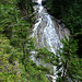 Der Wasserfall an welchem der Klettersteig empor führt.
