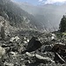 Das Val Bondasca heute: eine mit 30 m tiefem Geröll überdeckte Schuttwüste