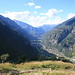 View down to Bodio and up the Leventina from Mondo
