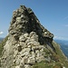 Schlüsselstelle am Übergang zur Rotgundspitze