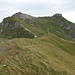 P.2179, Abzweigung zum Liechtensteiner Höhenweg: Blick zurück zur Pfälzerhütte