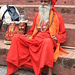 Kathmandu: uno dei tanti santoni che si incontrano......