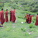 Monaci al Ghyakar Monastery (5° giorno di trek)