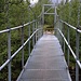 Von der Stahlbrücke über die kleine Schlucht des Darfáljohka sind es noch zirka einen Kilometer bis zur Kebnekaise Fjällstation.