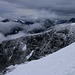 Kebnekaise / Giebmegáisi - Sydtoppen (2096,5m): <br /><br />Gipfelaussicht nach Nordwesten