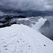 Kebnekaise / Giebmegáisi - Sydtoppen (2096,5m): <br /><br />Gipfelaussicht zum etwa ½ Kilometer entfernten Nordtoppen (2096,8m).