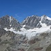 Il gruppo del Bernina con il ghiacciaio di Scerscen...
