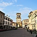 Via Mazzini, è in realtà una piazza sussidiaria di Piazza Maggiore, qui trovano posto i caffè ed i luoghi di ritrovo della città, è chiusa dalla Porta Vecchia con la Torre dell'Orologio.