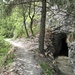 und verschwindet gelegentlich auch im Berg