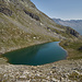Lago della Vecchia - mittendurch verläuft die Landesgrenze
