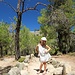 als Auftackt wandern wir erstmal zum Kastell Monolithos hinauf
