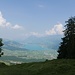 Le lac de Sarnen depuis le pâturage au-dessus de Gütschschwand