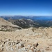 Panorama from Jobs Sister: 
Freel Peak and Lake Tahoe