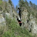 Die Alpbachschlucht mit der neuen Brücke vom Steig