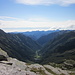 Panorama dal Colle Piccolo Altare 2630 mt verso la Val Sermenza.
