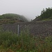 Das abgesperrte Gelände am Osthang des Luossavaaras wo bis 1985 Eisenerz gefördert wurde.