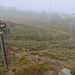 Auch oberhalb der Baumgenze war der Weg immer noch bestens markiert, so dass ein Verirren auch in dichtestem Nebel praktisch unmöglich ist.