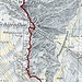 Route Gipfelbereich