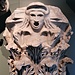 Un capitello con motivi teatrali al Museo archeologico.
