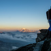 Der Mt. Blanc im ersten Sonnenlicht