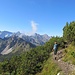 Der Abstieg zum Schillersattel und Aufstieg zum Schillerkopf durch eine Latschenschneise war der reinste Hindernislauf