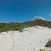 Contraste du sable de l'Ostriconi avec la Punta Liatoggiu