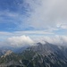 On the north side of the Maldonkopf, the Maldongrat (I, 2544m) is surrounded by clouds.