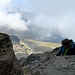 Scendiamo, sullo sfondo la Valle Alpe de Vigon