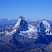 der wohl bekannteste Berg das Matterhorn 4478m