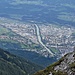 Innsbruck im Tiefblick, respekt wer da noch hinunter absteigen kann. Mein Gestell erlaubt es nicht mehr.