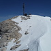 Richard auf dem Gipfel der Birkkarspitze; lange bleiben und genießen...NO CHANCE! Bei Richard zählt nur der optimale Schnee für die Abfahrt, bei mir die ideale Temperatur vom Bier