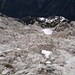 bröseliges Aufstiegsgelände, wie man es von Karwendel her kennt