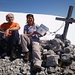 Trainman und Angela auf dem Gipfel; die beiden haben sich den Gipfelsieg redlich verdient