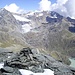 Overviewing the Bignami hut from the summit of Sasso Moro.