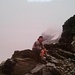 A blast from the past. Me, during my second attempt to Sasso Moro, July 2003, some 70/80metres short of the summit. Minutes later all hell broke loose and I frantically retreated under a heavy hail storm.