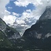 Ausblick Richtung Gletscherschlucht - mit dem hier nicht mehr existierenden Unteren Grindelwaldgletscher ...